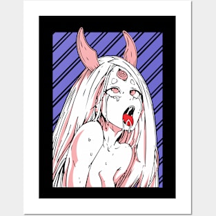 Kaguya Ōtsutsuki Naruto Hentai Ahegao Face Posters and Art